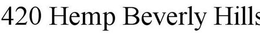 420 HEMP BEVERLY HILLS trademark