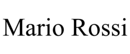 MARIO ROSSI trademark