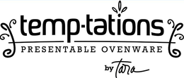 TEMP-TATIONS PRESENTABLE OVENWARE BY TARA trademark