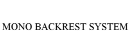 MONO BACKREST SYSTEM trademark