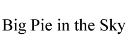 BIG PIE IN THE SKY trademark