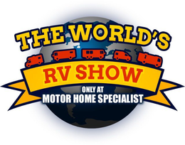 THE WORLD'S RV SHOW ONLY AT MOTOR HOME SPECIALIST trademark