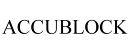ACCUBLOCK trademark