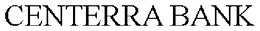CENTERRA BANK trademark