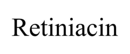 RETINIACIN trademark