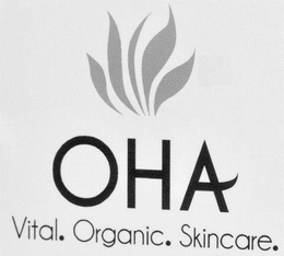 OHA VITAL. ORGANIC. SKINCARE. trademark