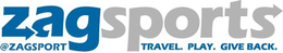 ZAGSPORTS @ZAGSPORT TRAVEL. PLAY. GIVE BACK. trademark