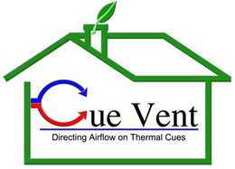 CUE VENT DIRECTING AIRFLOW ON THERMAL CUES trademark