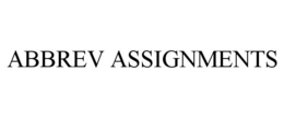 ABBREV ASSIGNMENTS trademark