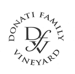 DFV DONATI FAMILY VINEYARD trademark