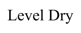 LEVEL DRY trademark