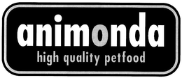 ANIMONDA HIGH QUALITY PETFOOD trademark