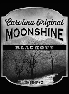 CAROLINA ORIGINAL MOONSHINE BLACKOUT 100 PROOF XXX trademark