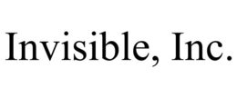 INVISIBLE, INC. trademark