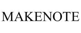 MAKENOTE trademark