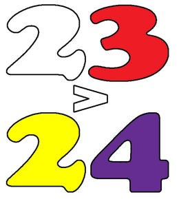 23 GREATER THAN 24 trademark