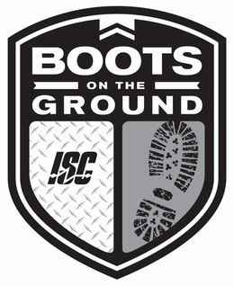 ISC BOOTS ON THE GROUND trademark
