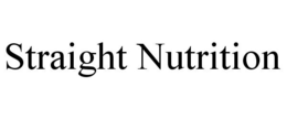 STRAIGHT NUTRITION trademark