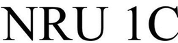 NRU 1C trademark