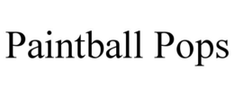 PAINTBALL POPS trademark