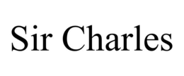 SIR CHARLES trademark