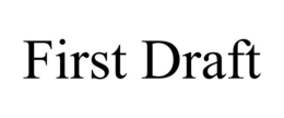 FIRST DRAFT trademark