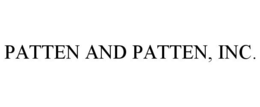 PATTEN AND PATTEN, INC. trademark