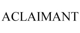 ACLAIMANT trademark