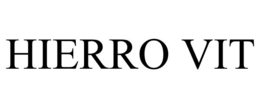 HIERRO VIT trademark