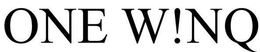 ONE W!NQ trademark