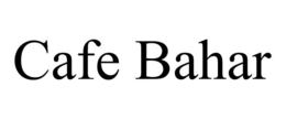 CAFE BAHAR trademark