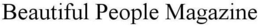 BEAUTIFUL PEOPLE MAGAZINE trademark