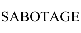 SABOTAGE trademark