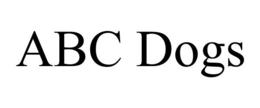 ABC DOGS trademark
