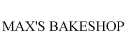 MAX'S BAKESHOP trademark