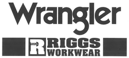 WRANGLER R RIGGS WORKWEAR trademark