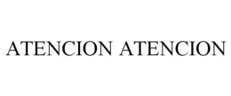 ATENCION ATENCION trademark