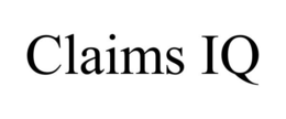 CLAIMS IQ trademark