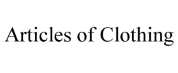 ARTICLES OF CLOTHING trademark