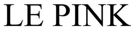 LE PINK trademark