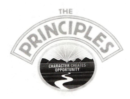 THE PRINCIPLES CHARACTER CREATES OPPORTUNITY trademark