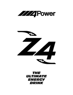 4POWER Z4 THE ULTIMATE ENERGY DRINK trademark