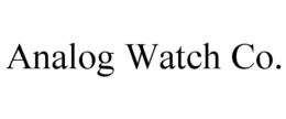 ANALOG WATCH CO. trademark
