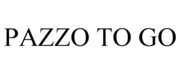 PAZZO TO GO trademark