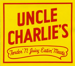 UNCLE CHARLIE'S TENDER 'N JUICY EATIN' MEATS trademark