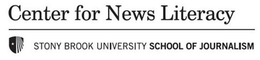 CENTER FOR NEWS LITERACY STONY BROOK UNIVERSITY SCHOOL OF JOURNALISM trademark
