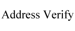 ADDRESS VERIFY trademark