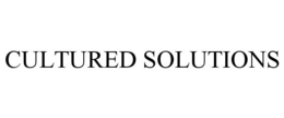 CULTURED SOLUTIONS trademark