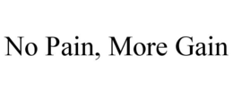 NO PAIN, MORE GAIN trademark