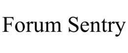 FORUM SENTRY trademark